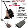 RILEVATORE DI MICROSPIE PROFESSIONALE SPIA AMBIENTALE, SPY SPIE CIMICI GPS