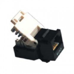 KEYSTONE JACK RJ45 CAT.5E NON SCHERMATO TIPO NERO